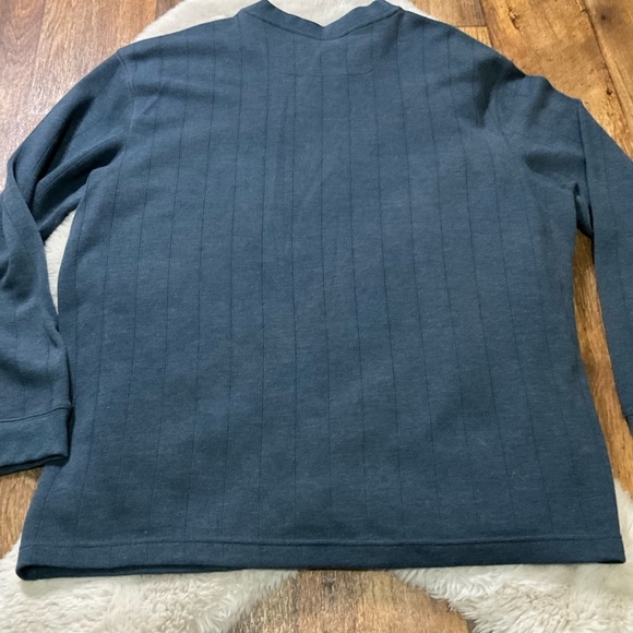 Columbia Sweater Men's V Neck Size XL Dusty Blue Knit - Picture 8 of 10